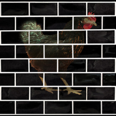 Digitale Kunst mit dem Titel "" ENGRILLAGEMENT  "" von Philippe Renou, Original-Kunstwerk, Digitale Collage