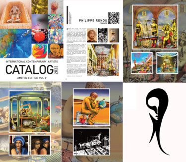 Arte digitale intitolato "CATALOG 2023-INTERN…" da Philippe Renou, Opera d'arte originale, Collage digitale