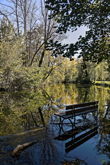 Fotografia intitulada "Les pieds dans l'eau" por Philippe Rozier (Photo-EOS), Obras de arte originais, Fotografia digital