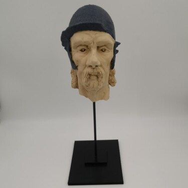 Sculpture titled "Le Gaulois" by Philippe Rude, Original Artwork, Clay