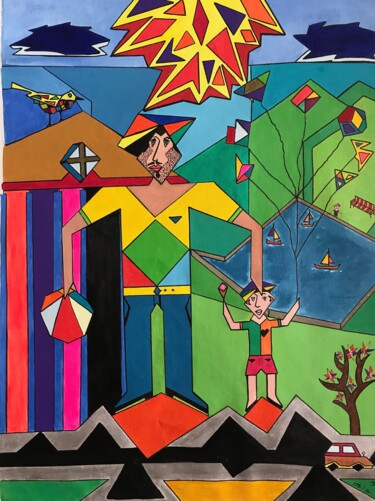 Pittura intitolato "Ibirapuera" da Philippe Seigle, Opera d'arte originale, Acrilico