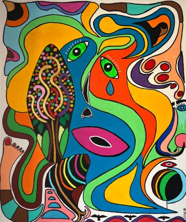 Peinture intitulée "Emotions" par Philippe Seigle, Œuvre d'art originale, Acrylique Monté sur Châssis en bois