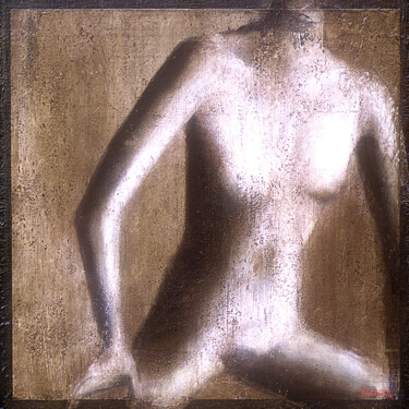 Peinture intitulée "Le pantin" par Philippe Vautrin, Œuvre d'art originale, Huile Monté sur Châssis en bois