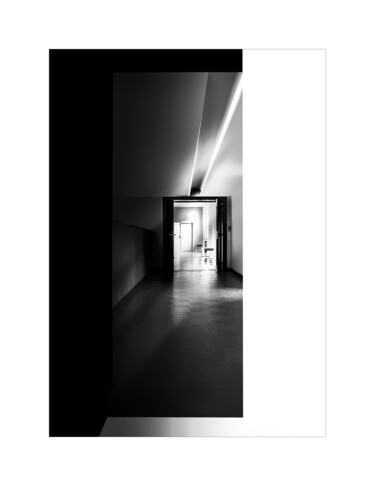Fotografía titulada "into the dark 1" por Philippe Verspeek, Obra de arte original, Fotografía digital Montado en Aluminio