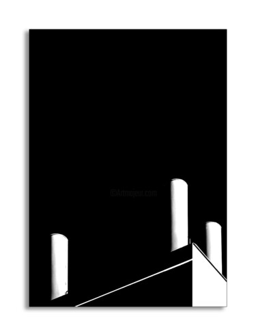 Photography titled "Archi art 1" by Philippe Verspeek, Original Artwork, Non Manipulated Photography Mounted on Aluminium