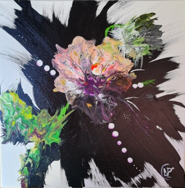Painting titled "Bouquet Final 6" by Philippe Vignaux, Original Artwork, Acrylic