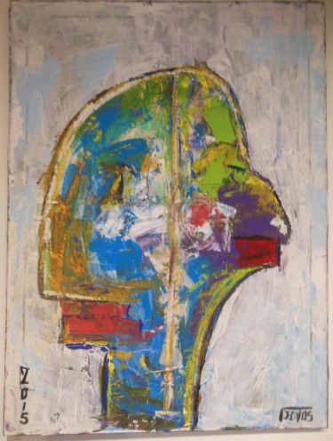 Painting titled "Couple N°10" by Philippe Vos, Original Artwork