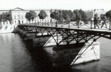 Photographie intitulée "Le pont des arts" par Philippe Zintzen, Œuvre d'art originale