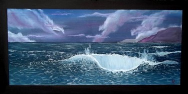 Peinture intitulée "vague 2" par Philippe A, Œuvre d'art originale