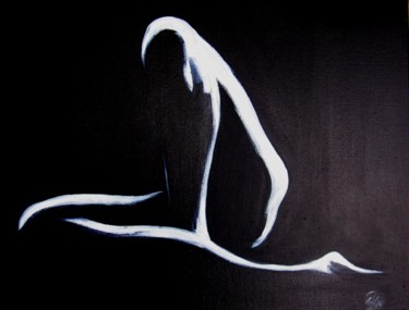 Peinture intitulée "Nu 19" par Philippe Blanchard, Œuvre d'art originale, Acrylique
