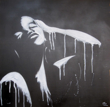 Peinture intitulée "Noir et  blanc 1" par Philippe Blanchard, Œuvre d'art originale, Acrylique