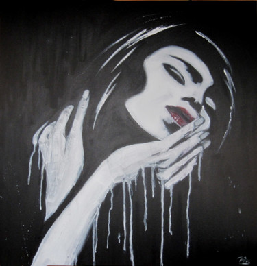 Peinture intitulée "Noir et blanc 2" par Philippe Blanchard, Œuvre d'art originale, Acrylique