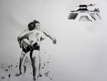 Malerei mit dem Titel "sumo1.jpg" von Philippe Blanchard, Original-Kunstwerk