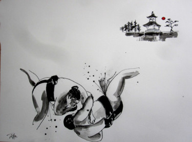 Malerei mit dem Titel "sumo3.jpg" von Philippe Blanchard, Original-Kunstwerk