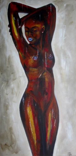Painting titled "Métisse 2" by Philippe Blanchard, Original Artwork, Acrylic