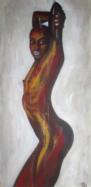 Painting titled "Métisse 1" by Philippe Blanchard, Original Artwork, Acrylic