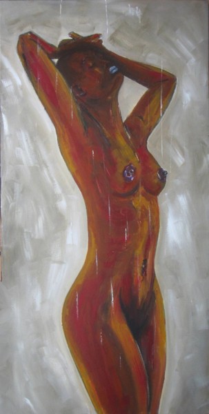 Painting titled "métisse 3" by Philippe Blanchard, Original Artwork, Acrylic