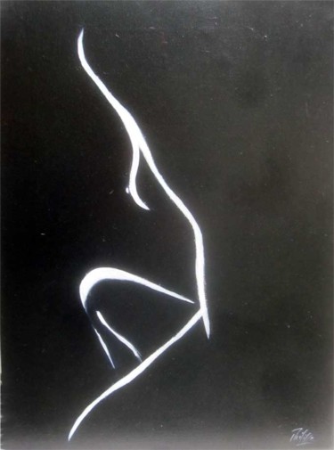 Peinture intitulée "Nu  23" par Philippe Blanchard, Œuvre d'art originale, Acrylique