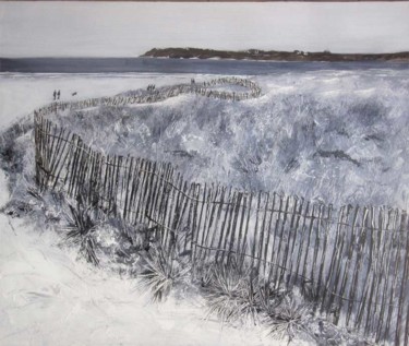 Pittura intitolato "Les dunes 6" da Philippe Blanchard, Opera d'arte originale, Acrilico