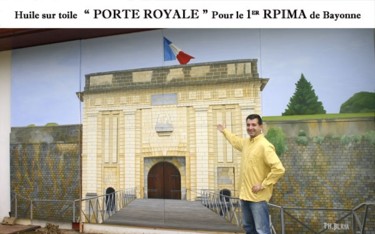 Peinture intitulée "Porte Royale" par Philippe Blaya, Œuvre d'art originale