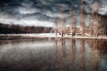 Photography titled "Plan d'eau du Parc…" by Philippe Bousseau, Original Artwork, Digital Photography