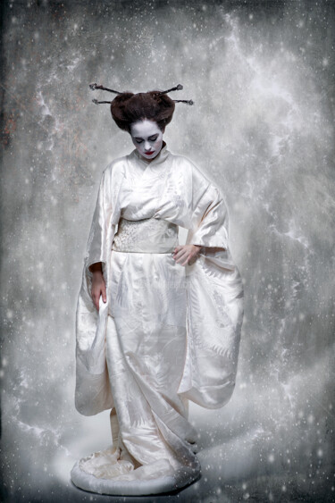"Kimono Girl" başlıklı Fotoğraf Philippe Bousseau tarafından, Orijinal sanat, Dijital Fotoğrafçılık