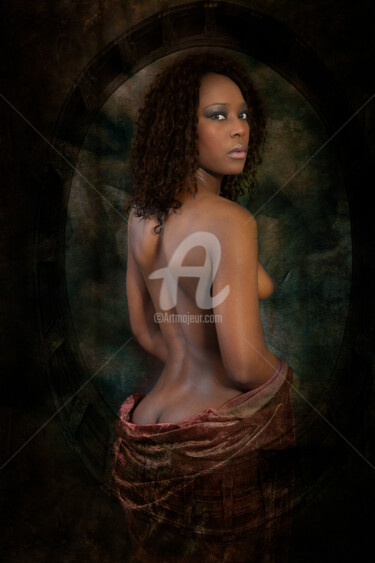 Fotografie getiteld "Black Lady" door Philippe Bousseau, Origineel Kunstwerk, Digitale fotografie