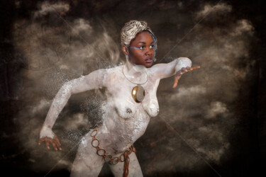 Fotografia intitolato "Black Lady Kalinda" da Philippe Bousseau, Opera d'arte originale, Fotografia digitale