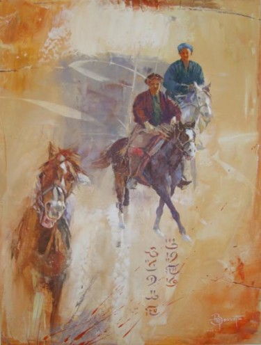 Painting titled "Tchopendoz en action" by Philippe Bouvet, Original Artwork