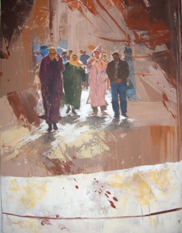 Dans la médina 46x61 cm ©2010 par Philippe Bouvet