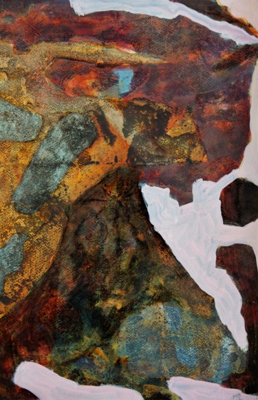 Sthéno Peinture intitulée "Sthéno" par Philippe Casaubon, Œuvre d'art originale, Huile