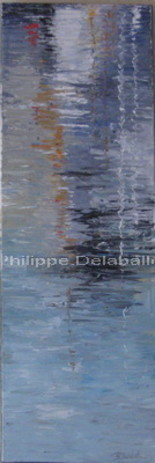 Pintura titulada "Reflet" por Philippe Delaballe, Obra de arte original