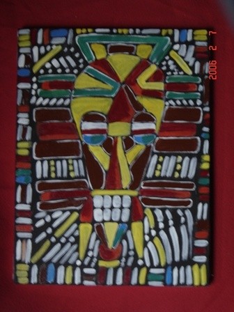 Peinture intitulée "africa 2" par Cc18, Œuvre d'art originale