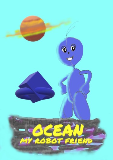 Digital Arts titled "Ocean, the first ec…" by Philippe Leclerc, Graphiste, Original Artwork