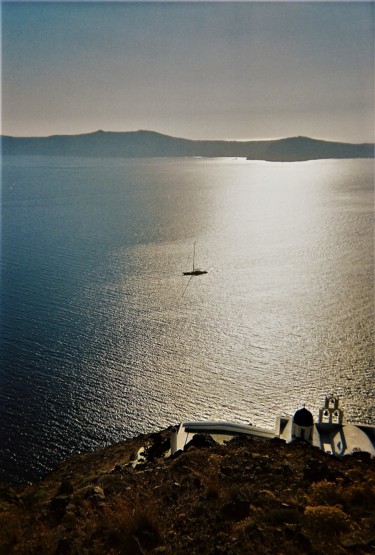 Photographie intitulée "Santorin 24" par Philippe Leclerc, Graphiste, Œuvre d'art originale