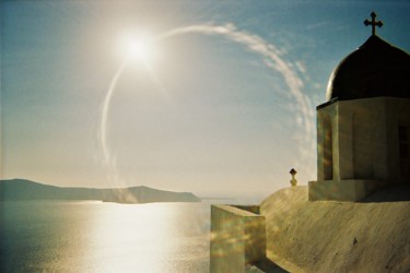 Photographie intitulée "Santorin 23" par Philippe Leclerc, Graphiste, Œuvre d'art originale