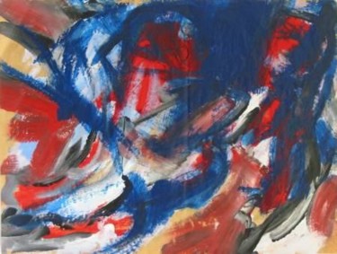Malerei mit dem Titel "kraft 7" von Philippe Lefebvre, Original-Kunstwerk, Öl