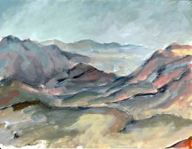 Peinture intitulée "Talabzerg panorama 2" par Philippe Lefebvre, Œuvre d'art originale, Huile