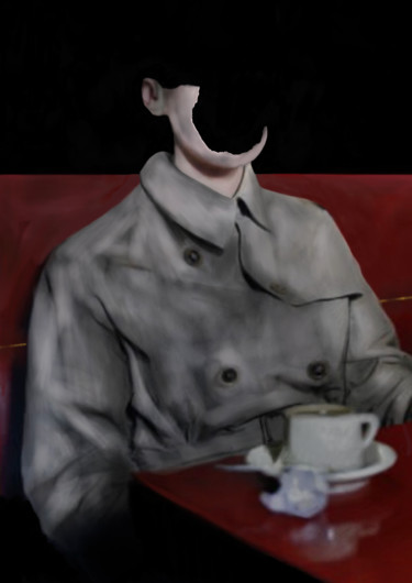 Spy from the north. Digitale Künste mit dem Titel "Spy from the north." von Philippe Ravailhe (Kobaiart), Original-Kunstwerk, Digitale Malerei