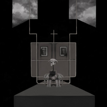 Arte digitale intitolato "Twins: For Paul (R.…" da Philippe Ravailhe (Kobaiart), Opera d'arte originale, Pittura digitale