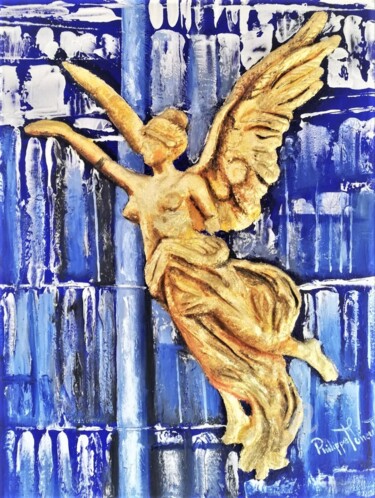 Pittura intitolato "Ángel dela Independ…" da Philippe Toneut, Opera d'arte originale