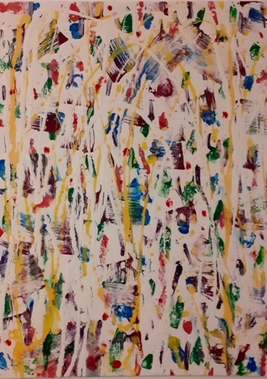 Peinture intitulée "CONFETTIS" par Philipps.Pagès.Michèle, Œuvre d'art originale, Acrylique