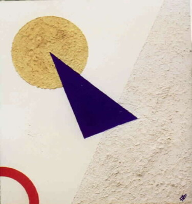 Peinture intitulée "Espace" par Philippe Levasseur, Œuvre d'art originale, Acrylique Monté sur Panneau de bois