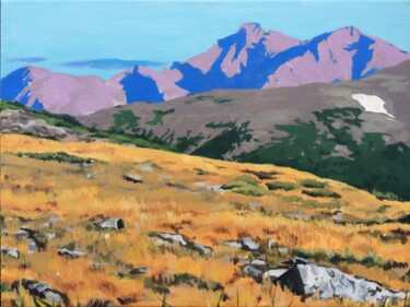 Painting titled "Colorado Mountains" by Phillip Amos Attorney Denver, Original Artwork, Acrylic
