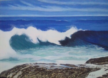 Картина под названием "Wild Coast" - Phillip Matthews, Подлинное произведение искусства, Акрил
