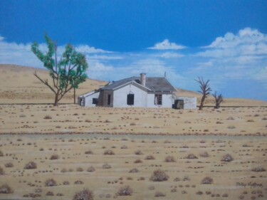 Malerei mit dem Titel "Namibia" von Phillip Matthews, Original-Kunstwerk, Acryl