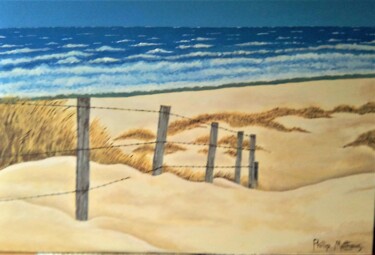 Painting titled "Dune" by Phillip Matthews, Original Artwork, Acrylic