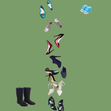 Digitale Kunst getiteld "Every May shoes sto…" door Phillip Reese, Origineel Kunstwerk, 2D Digital Work