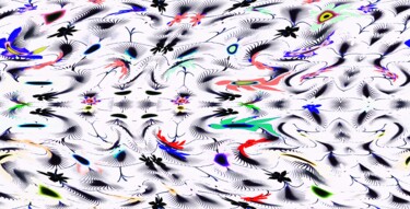 Digitale Kunst mit dem Titel "False Symmetries" von Phillip Reese, Original-Kunstwerk, 2D digitale Arbeit