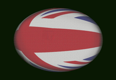 Digitale Kunst mit dem Titel "5 Nations Rugby Exp…" von Phillip Reese, Original-Kunstwerk, Digitale Malerei